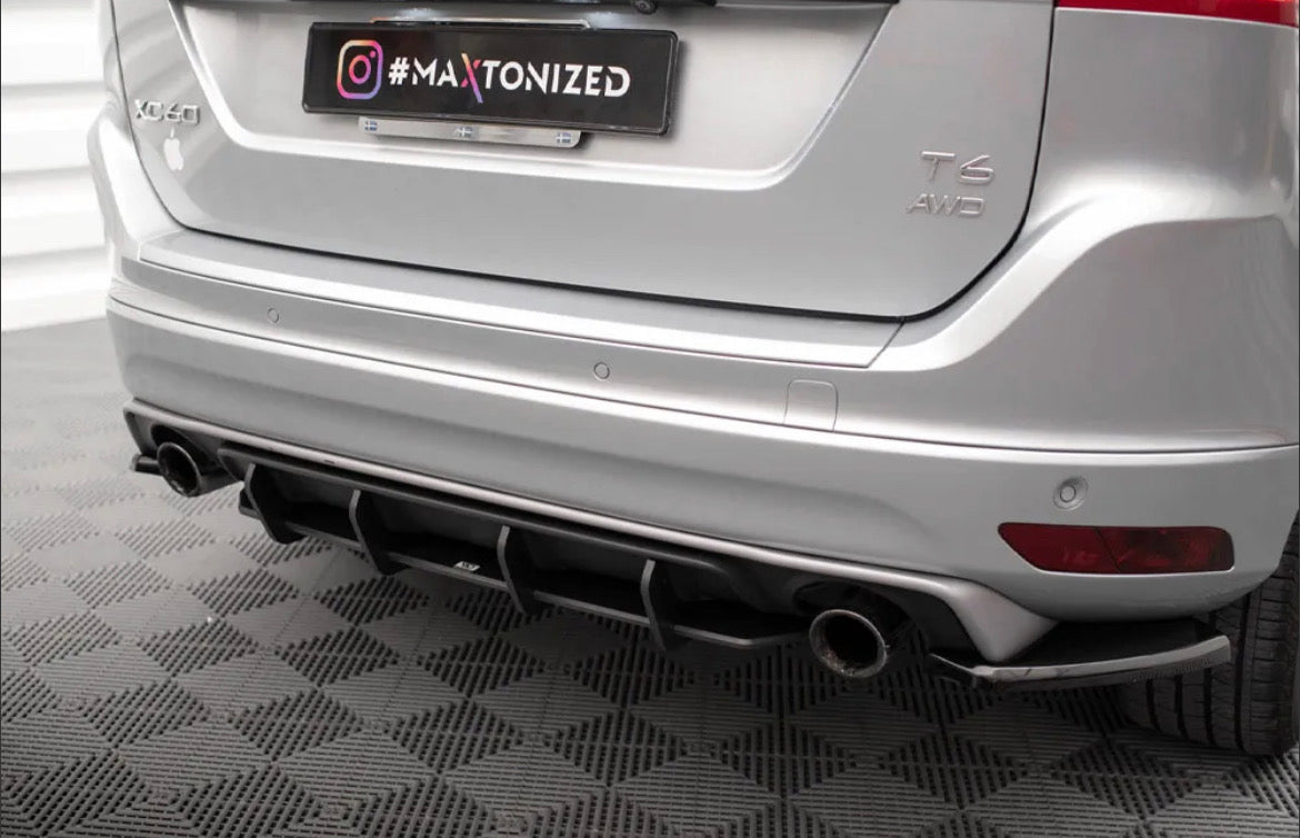 STREET PRO REAR DIFFUSER VOLVO XC60 R-DESIGN MK1 FACELIFT (2013-2017)