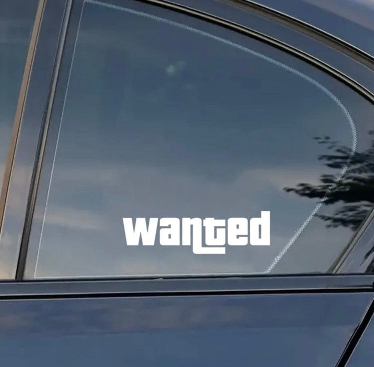 Wanted Sticker