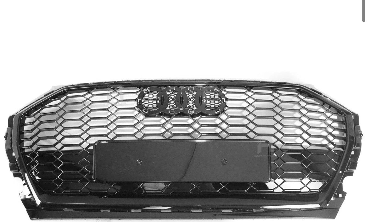 Audi Q5 / SQ5 2020+ Gloss Black 'RSQ5 Style' Honeycomb Grill