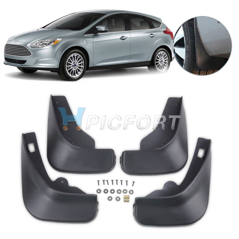 Ford Focus MK III 3 Yrs 05-11 4pc Set Fitted Moulded Mudflaps