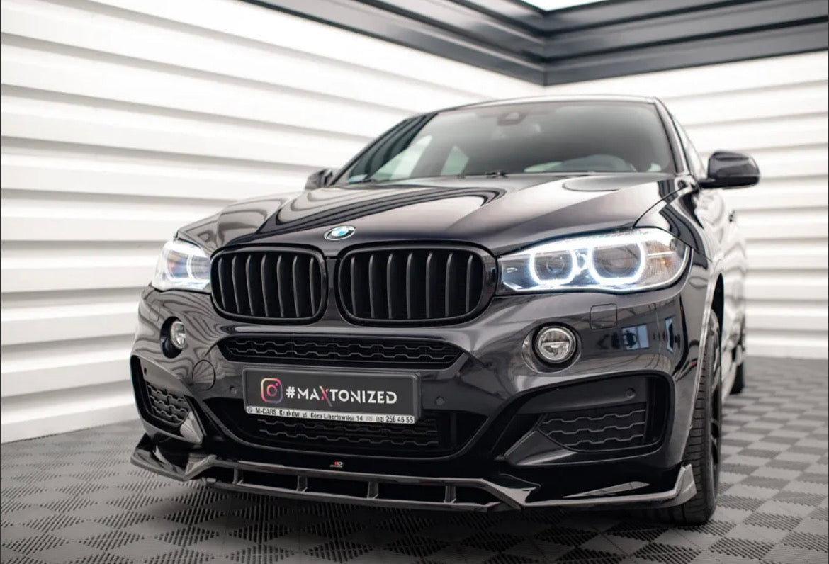 FRONT SPLITTER V.3 BMW X6 M SPORT F16 (2014-2019)