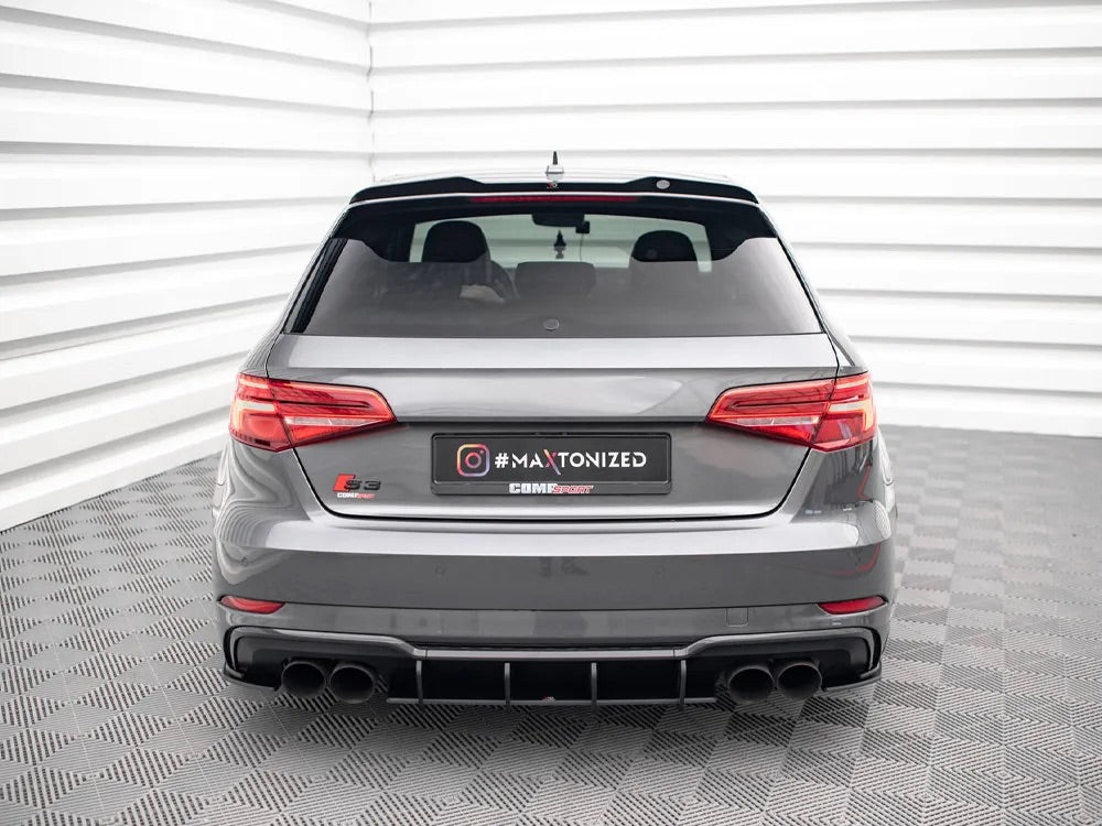 STREET PRO REAR SIDE SPLITTERS AUDI S3 SPORTBACK 8V FACELIFT (2016-2019)