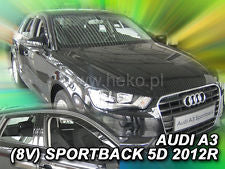 Audi A3 8V Yrs 2012-on 5drs Sportback Brand New Heko 4 Piece Wind Deflectors