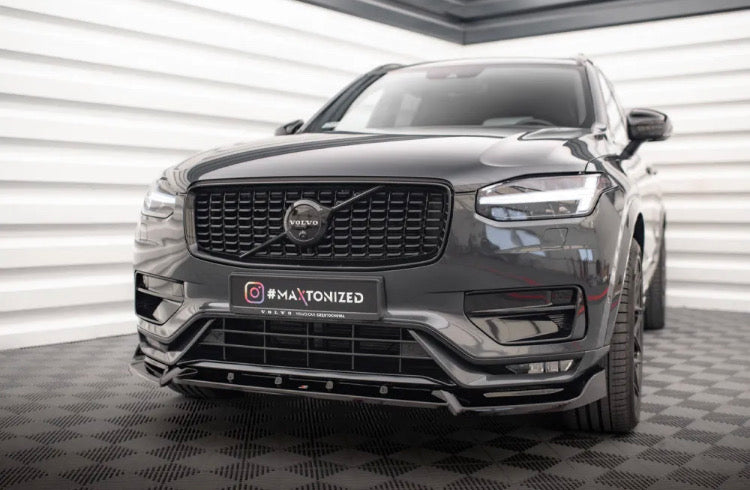 FRONT SPLITTER V.2 VOLVO XC90 R-DESIGN MK2 FACELIFT (2019+