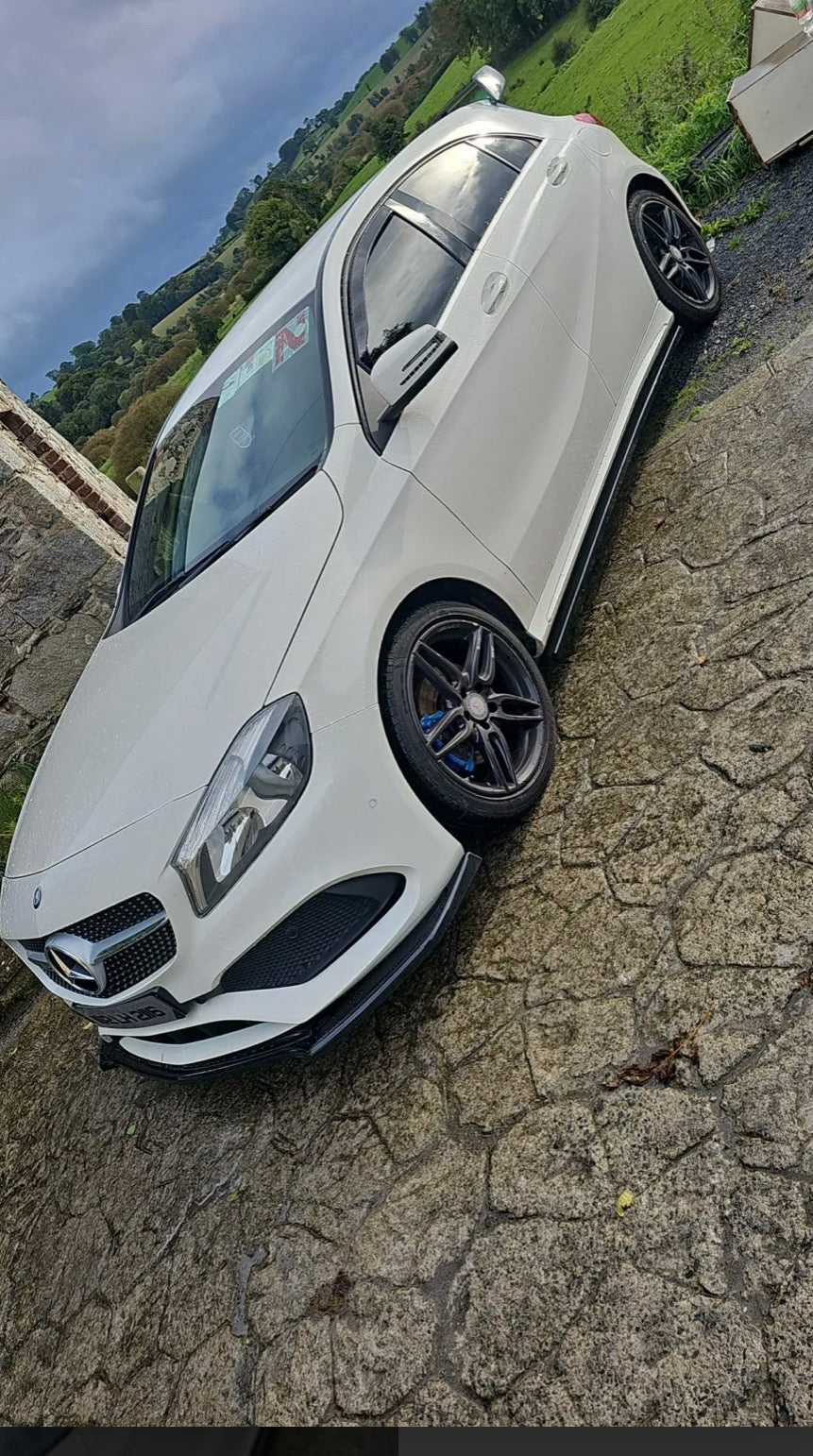 MERC A CLASS W176/W176 FL AMG & STANDARD FRONT SPLITTER 2012-2018