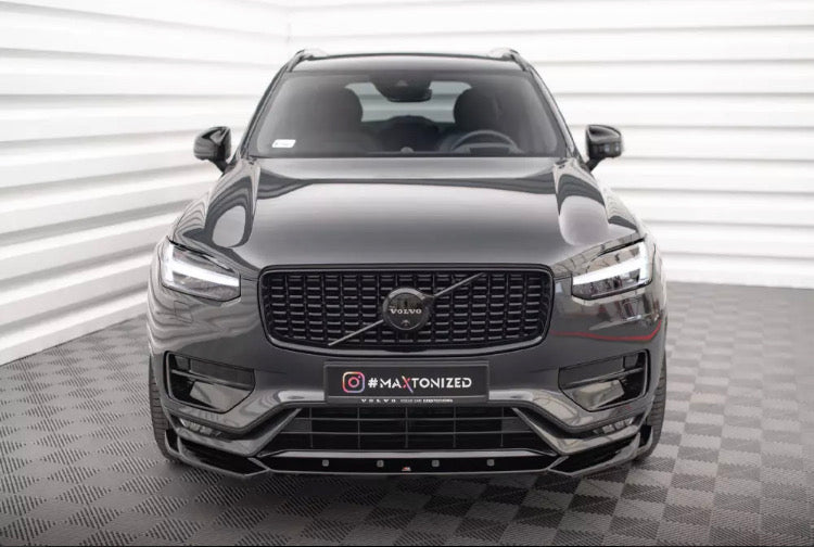 FRONT SPLITTER V.1 VOLVO XC90 R-DESIGN MK2 FACELIFT (2019-)