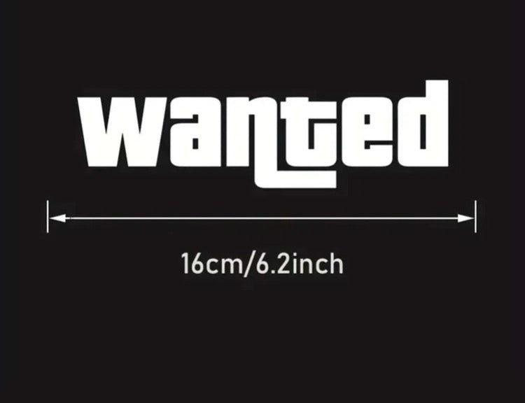 Wanted Sticker