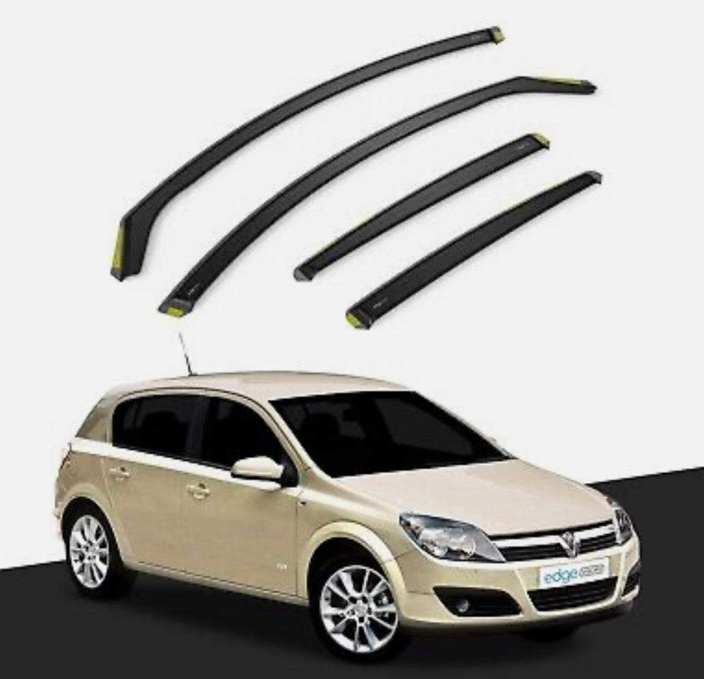 Opel Astra H MK5 2004-2009 5 Door Hatchback Wind Deflectors 4pc Tinted