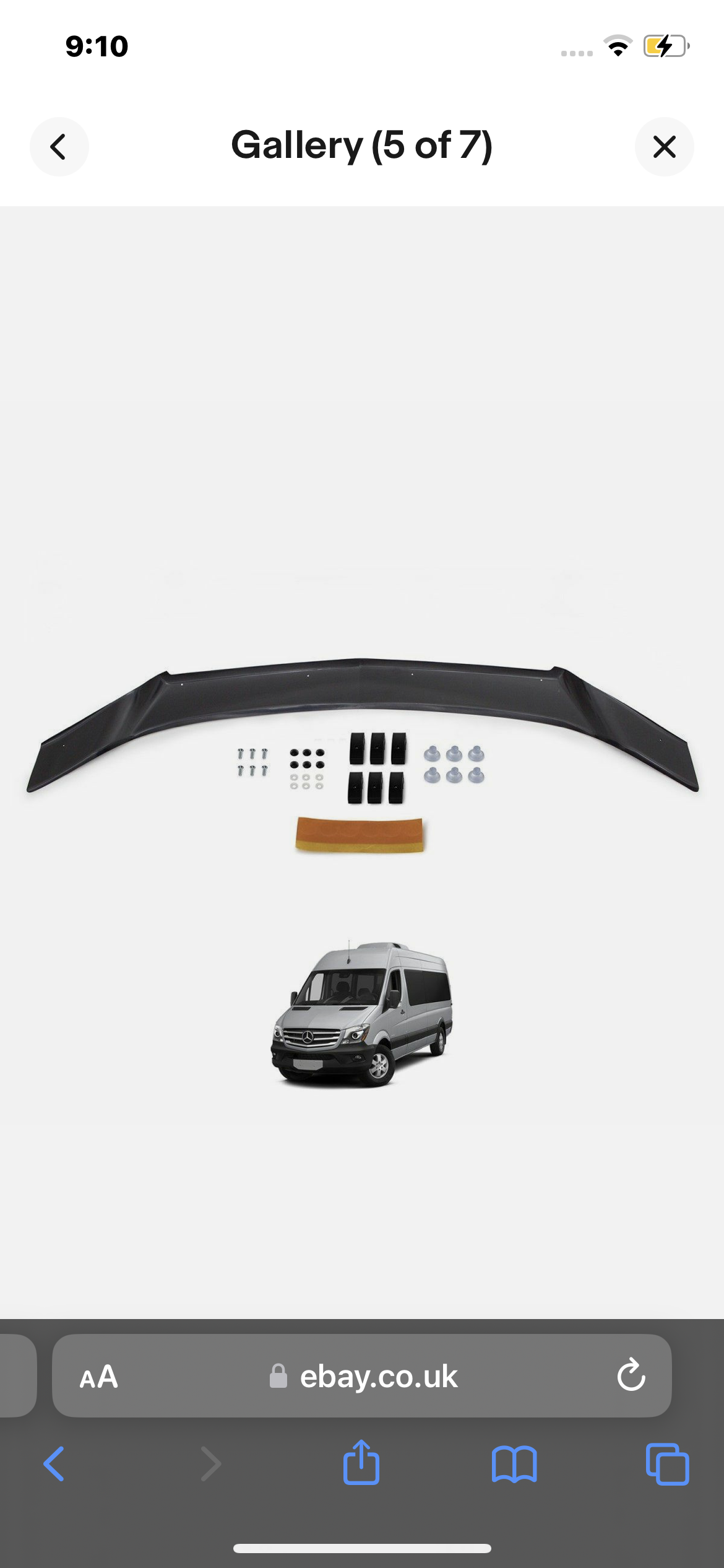 MERCEDES SPRINTER 2013-2018 BONNET PROTECTOR