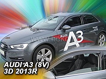Audi A3 8V Yrs 2013-on 3drs Sportback Brand New Heko 2 Piece Wind Deflectors