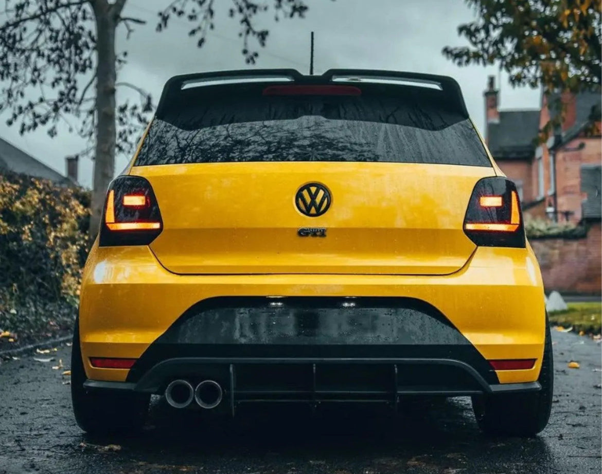 VOLKSWAGEN POLO MK5 6C/6R 2009-2017 - OETTINGER STYLE REAR SPOILER IN GLOSS BLACK