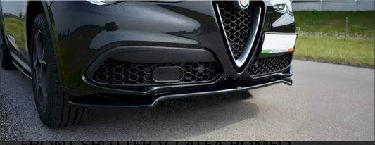 FRONT SPLITTER V.1 ALFA ROMEO STELVIO (2016-UP)