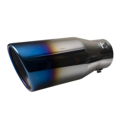 Auto-Styles Rolled Slash Cut Burnt End Exhaust Tip