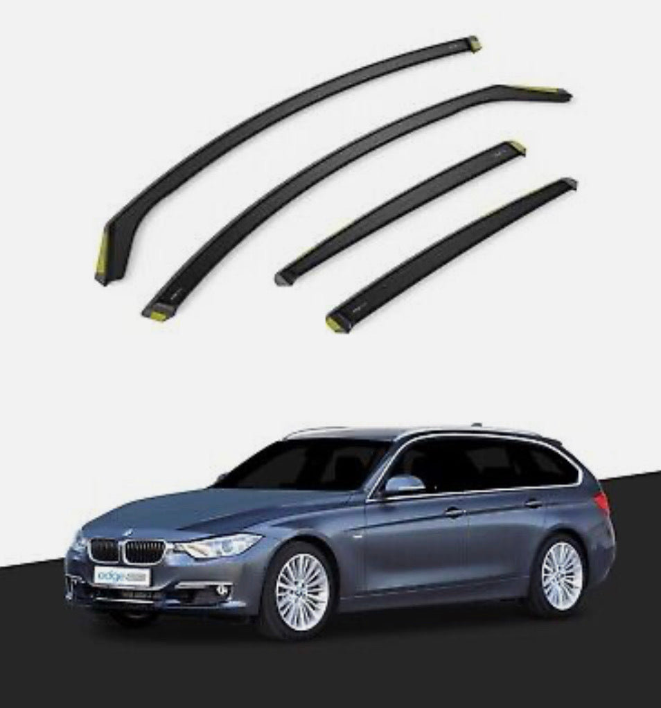 BMW 3 Series F31 Touring 2012-2018 5 Door Estate Wind Deflectors 4pc Tinted