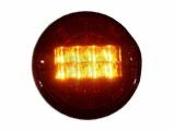 Round LED Hamburger Taillights Trailer Truck Stop Ind Tail