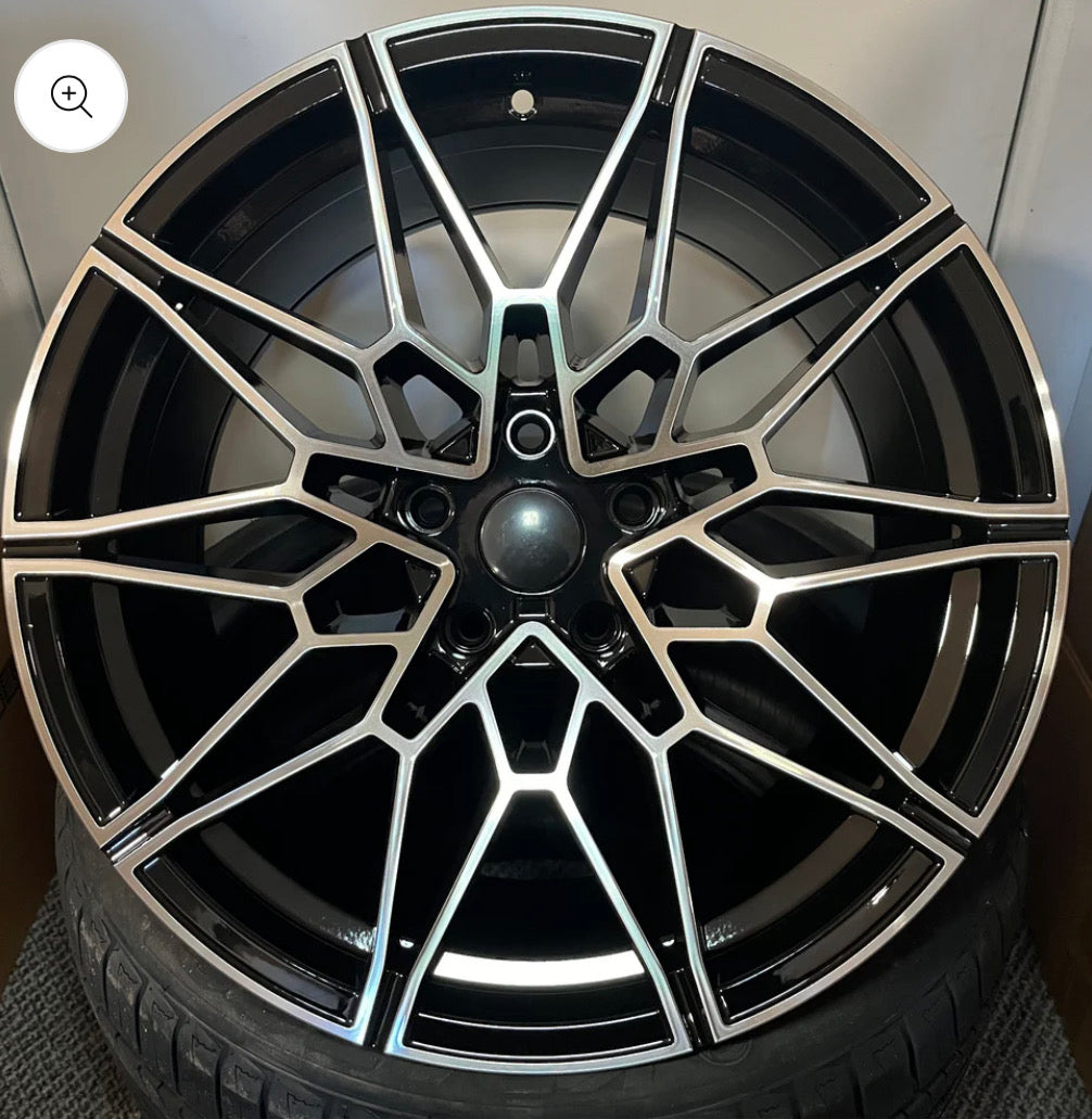 BMW 888 19X8.5F 5X120 BLACK M/F