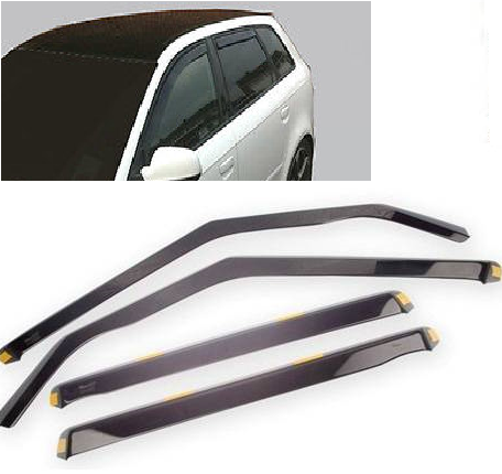 Audi A3 8L Yrs 96 - 03 4DOOR Brand New Heko 4 Piece Wind Deflectors
