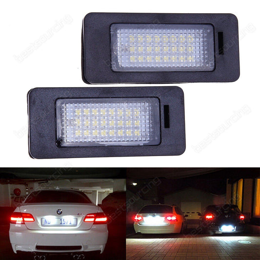 BMW 3 5 Series LED License Number Plate Light Error Free E39 E60 E61 E90 E92