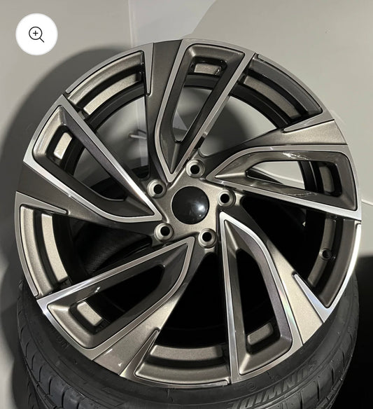 VW 827 18X8.0 5X112 GUN METAL M/F