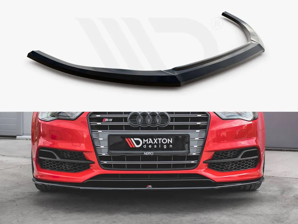 FRONT SPLITTER V.1 AUDI S3 / A3 S-LINE 8V SEDAN / CABRIO (2013-2016)