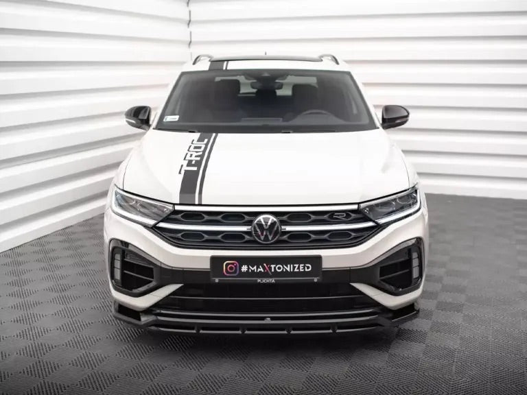 FRONT SPLITTER V.1 VOLKSWAGEN T-ROC R MK1 FACELIFT (2021-)