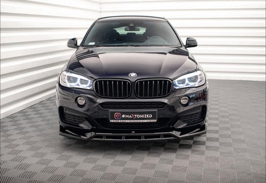 FRONT SPLITTER V.3 BMW X6 M SPORT F16 (2014-2019)