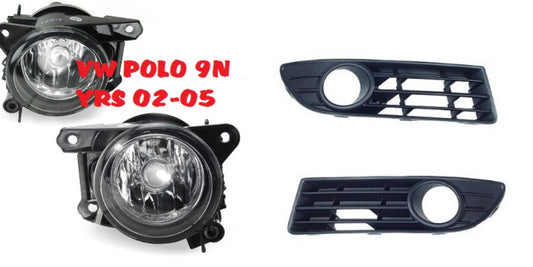 VW Polo 9N Yrs 05-09 Foglight kit set Lamps & Grills