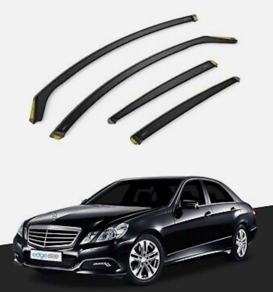 Mercedes E-Class W212 2009-2016 4 Door Saloon Wind Deflectors 4pc Tinted