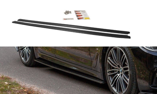 BMW 5 G30/ G31 M-PACK Gloss Black Side Skirt Diffusers Spats Splitter/Lips Maxton