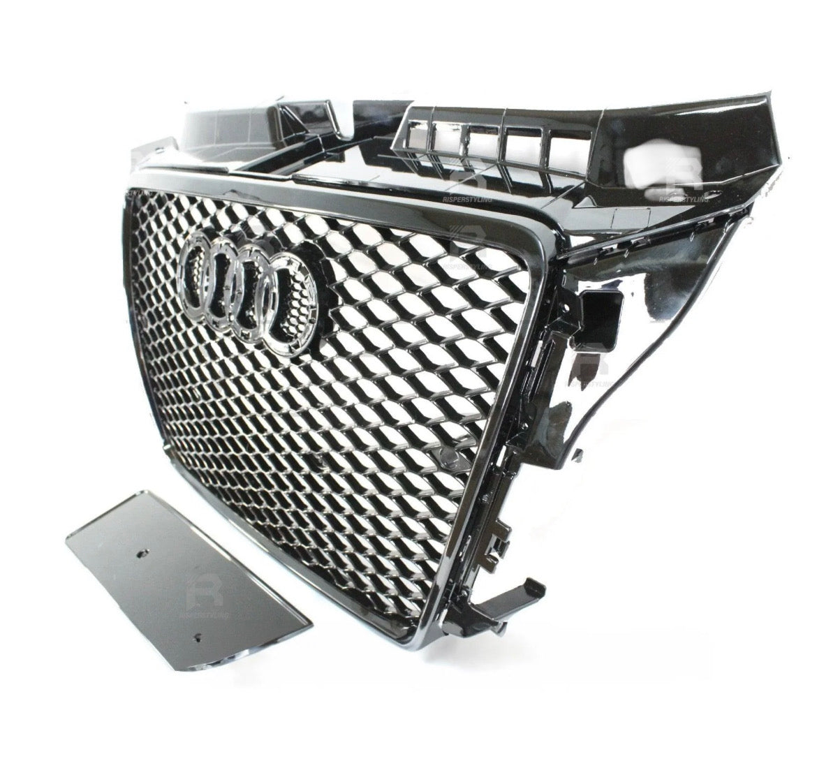 Audi A3/S3 8P 2008-2012 RS3 Style Gloss Black Honeycomb Grill