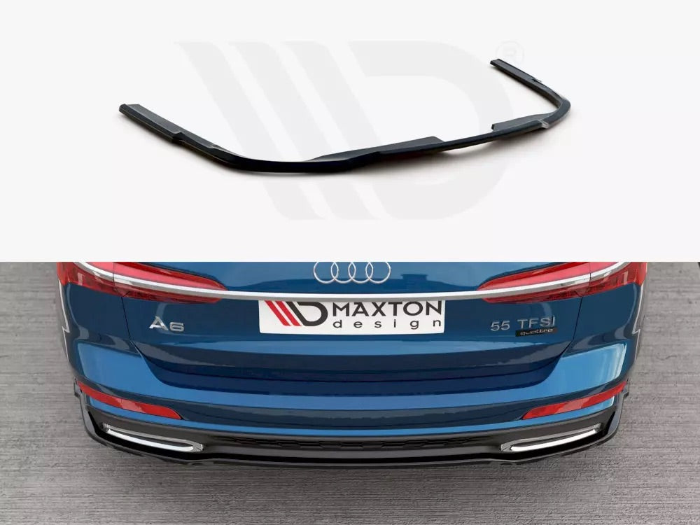 CENTRAL REAR SPLITTER AUDI S6/ A6 S-LINE C8 AVANT (2019-)