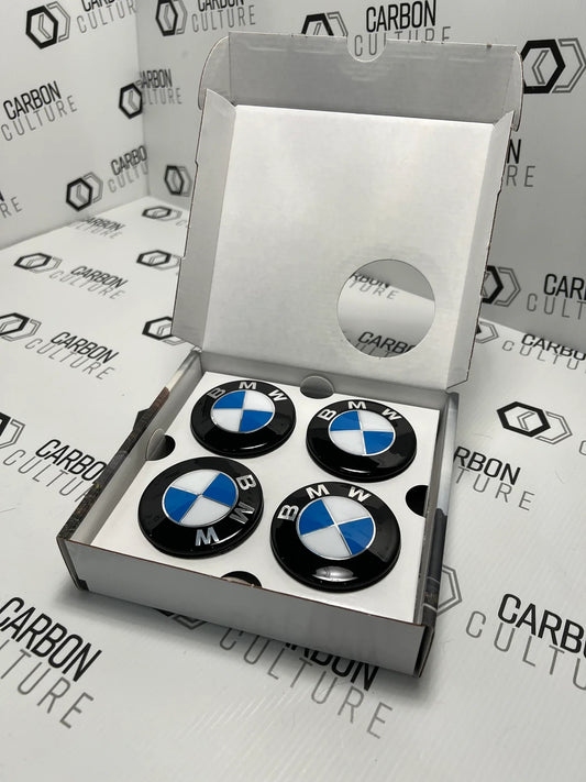 BMW FLOATING CENTRE CAPS ( DECHROMED )