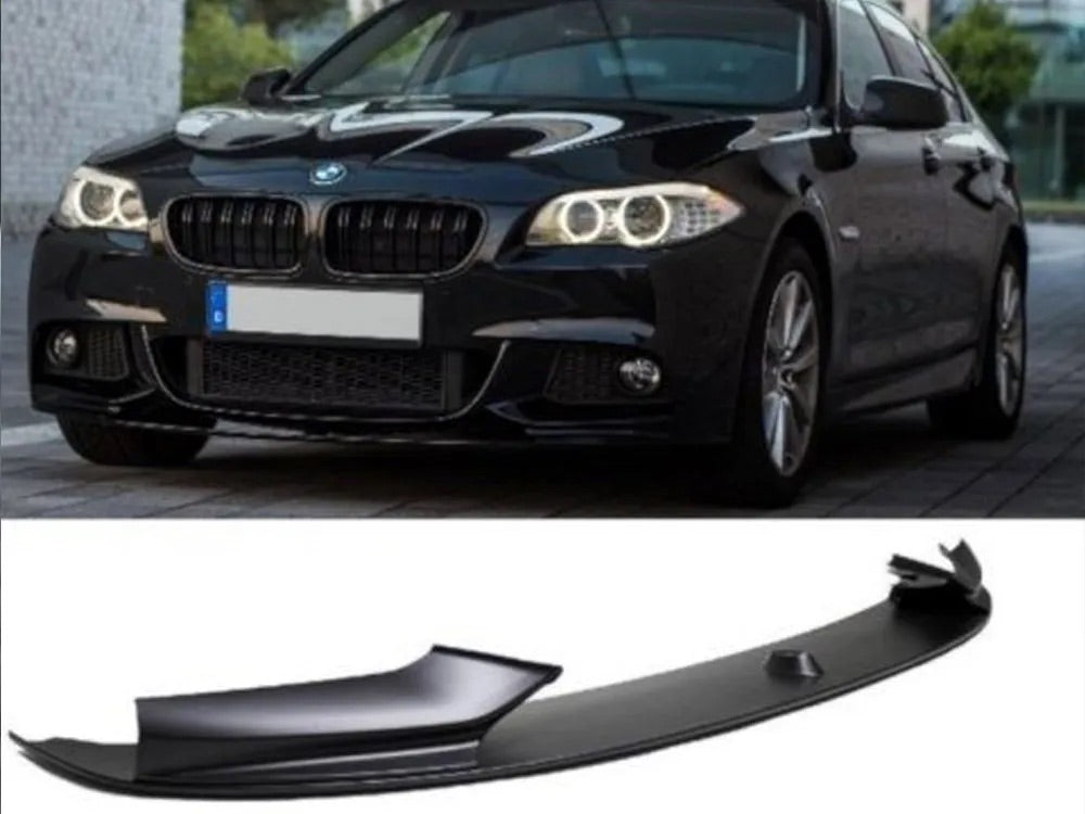 FRONT SPOILER SPORT-PERFORMANCE BLACK MATT BMW 5 SERIES F10 F11 WITH M-PACKAGE (2009-2017)