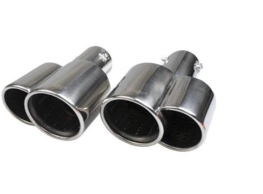 Auto-Styles Quad Exit Tips -Pair Price