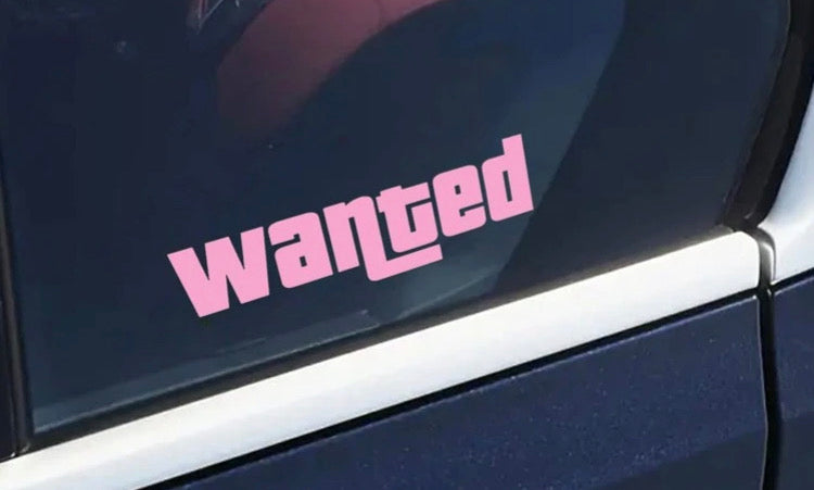 Wanted Sticker