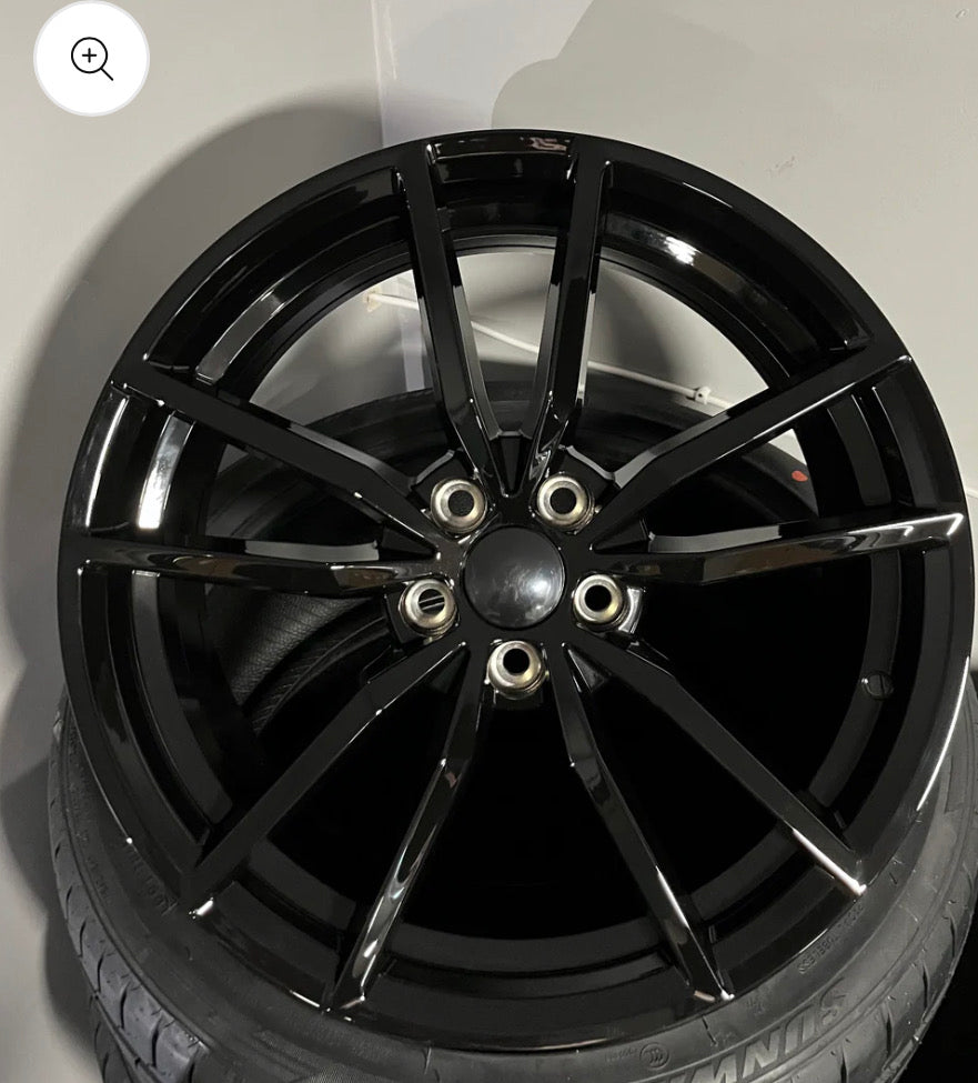 VW 991 17X7.5 5X100 BLACK