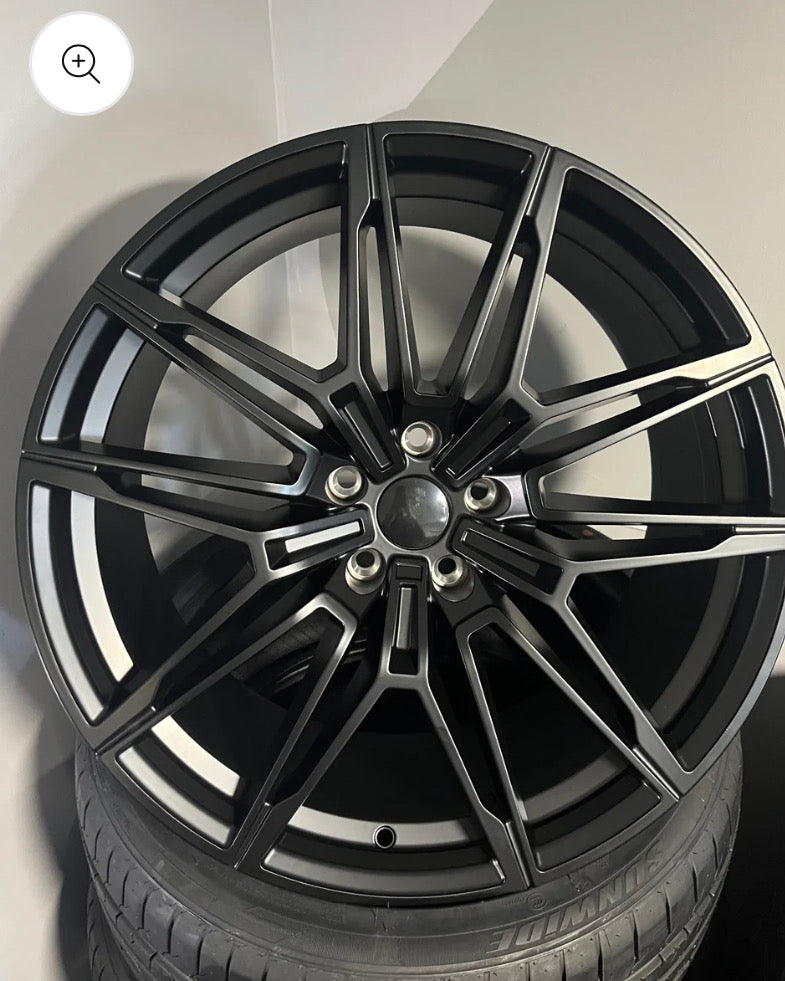 BMW 871 20X8.5X9.5 5X120 SATIN BLACK