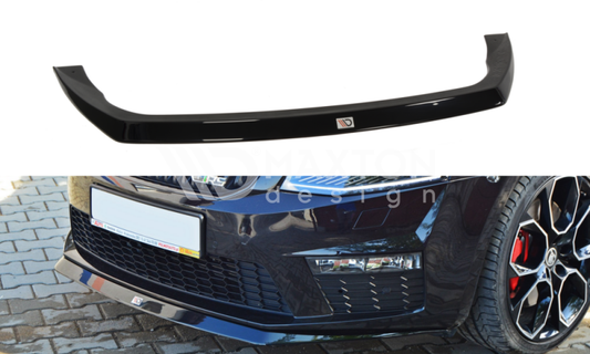 SKODA OCTAVIA MK III RS Yrs 14- Front Bumper Lip Splitter Spoiler