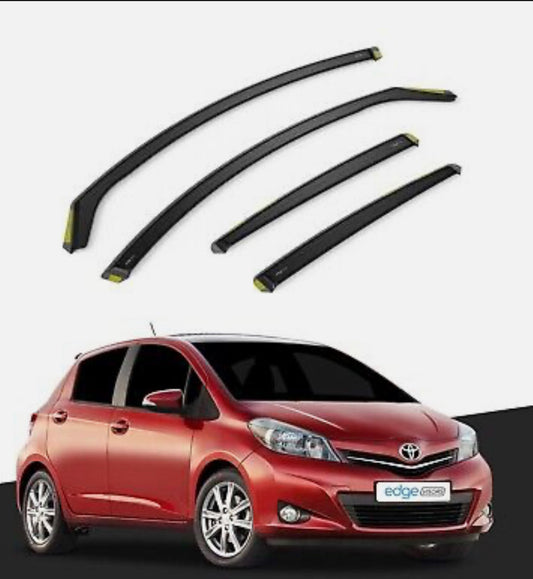 TOYOTA YARIS MK3 2011-2020 5 Door Hatchback Wind Deflectors 4pc Tinted