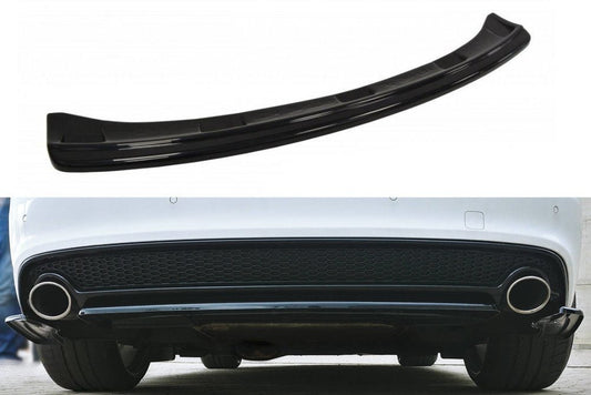 Audi A5 S LIne Facelift Yrs 11-15 MAXTON CENTRAL REAR SPLITTER