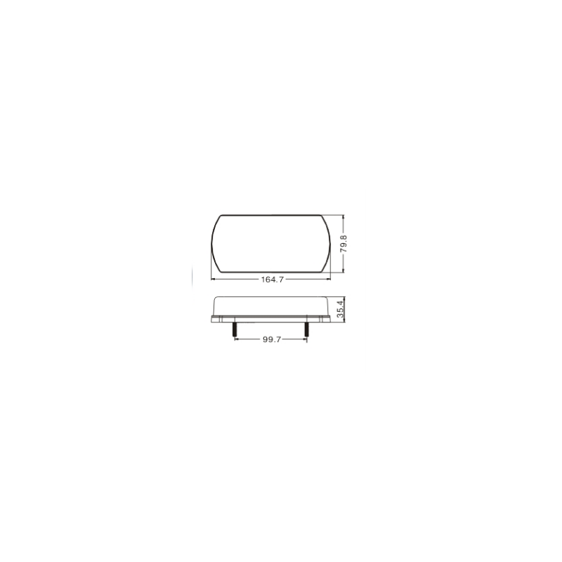 LED Trailer Taillamp Stop Brake & Tail 12/24v