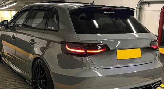 AUDI A3 (8V) 2014-2020 GLOSS BLACK HATCH REAR SPOILER CAP