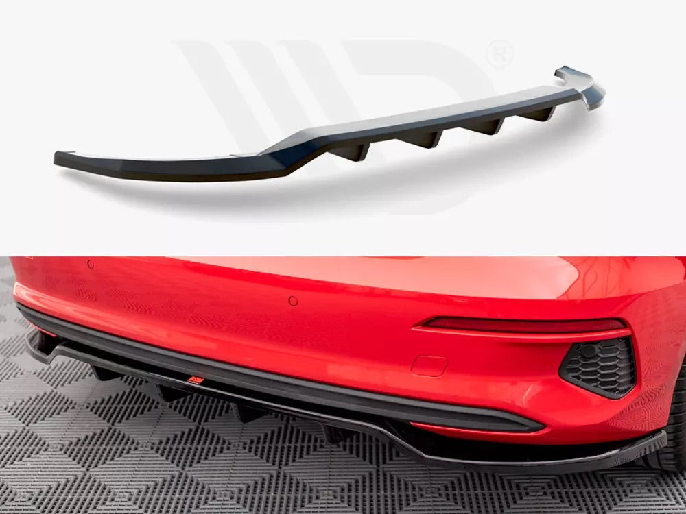 CENTRAL REAR SPLITTER (VERTICAL BARS) AUDI A3 SPORTBACK 8Y (2020-)