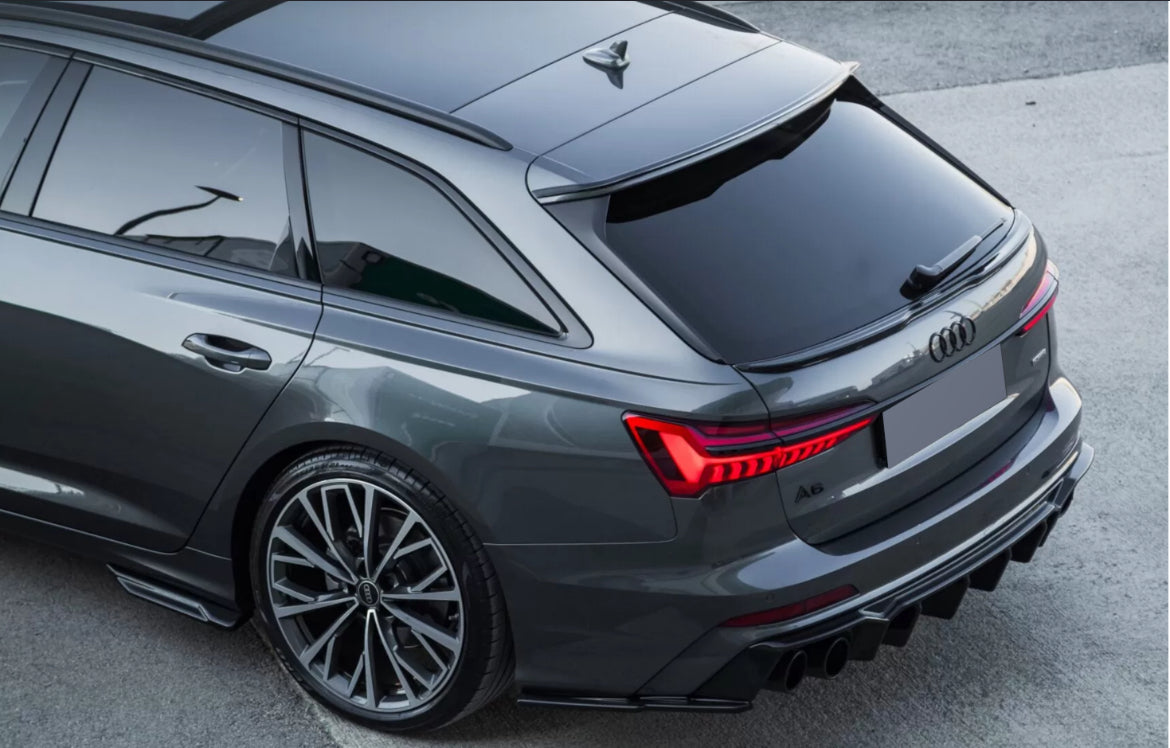 AUDI S6 C8 AVANT 2019+ LOWER SPOILER / AUDI A6 C8 S-LINE AVANT 2019+ LOWER SPOILER