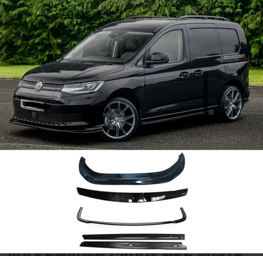 VOLKSWAGEN CADDY MK5 2021+ BODY KIT IN GLOSS BLACK