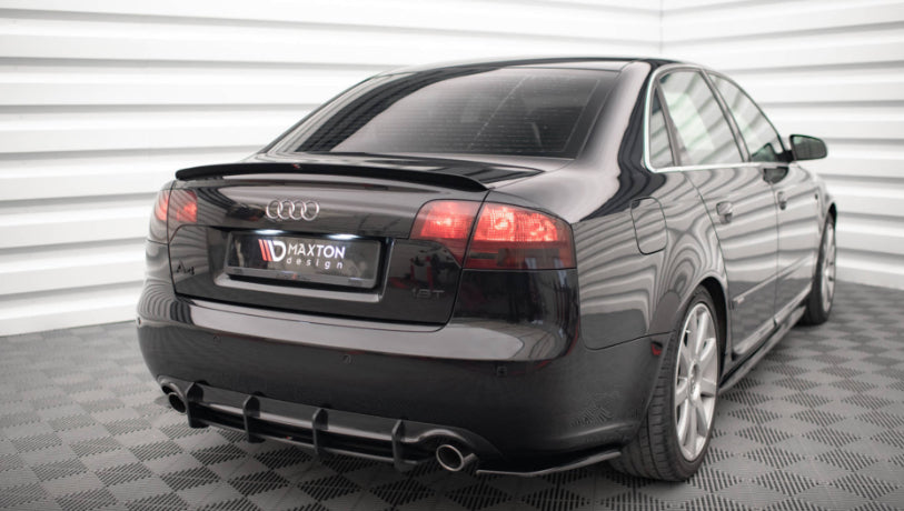 Maxton Design Audi A4 S-Line Saloon Rear Race Diffuser – Gloss (B7 2004–2009)