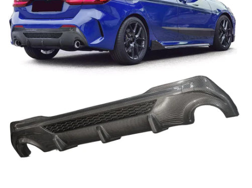 BMW 1 SERIES F40 M135I 2018 - 2024 GLOSS BLACK REAR DIFFUSER