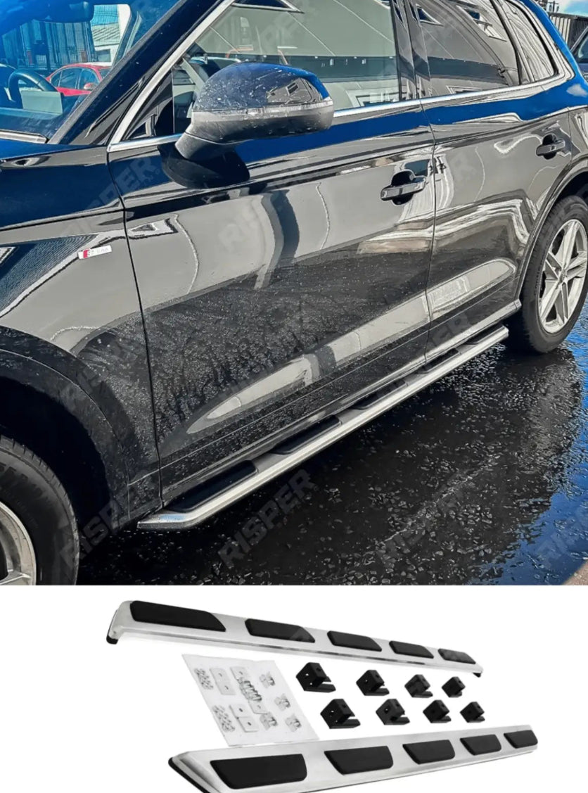 AUDI Q5 2017+ STX OEM STYLE PAIR OF SIDE STEPS RUNNING BOARDS