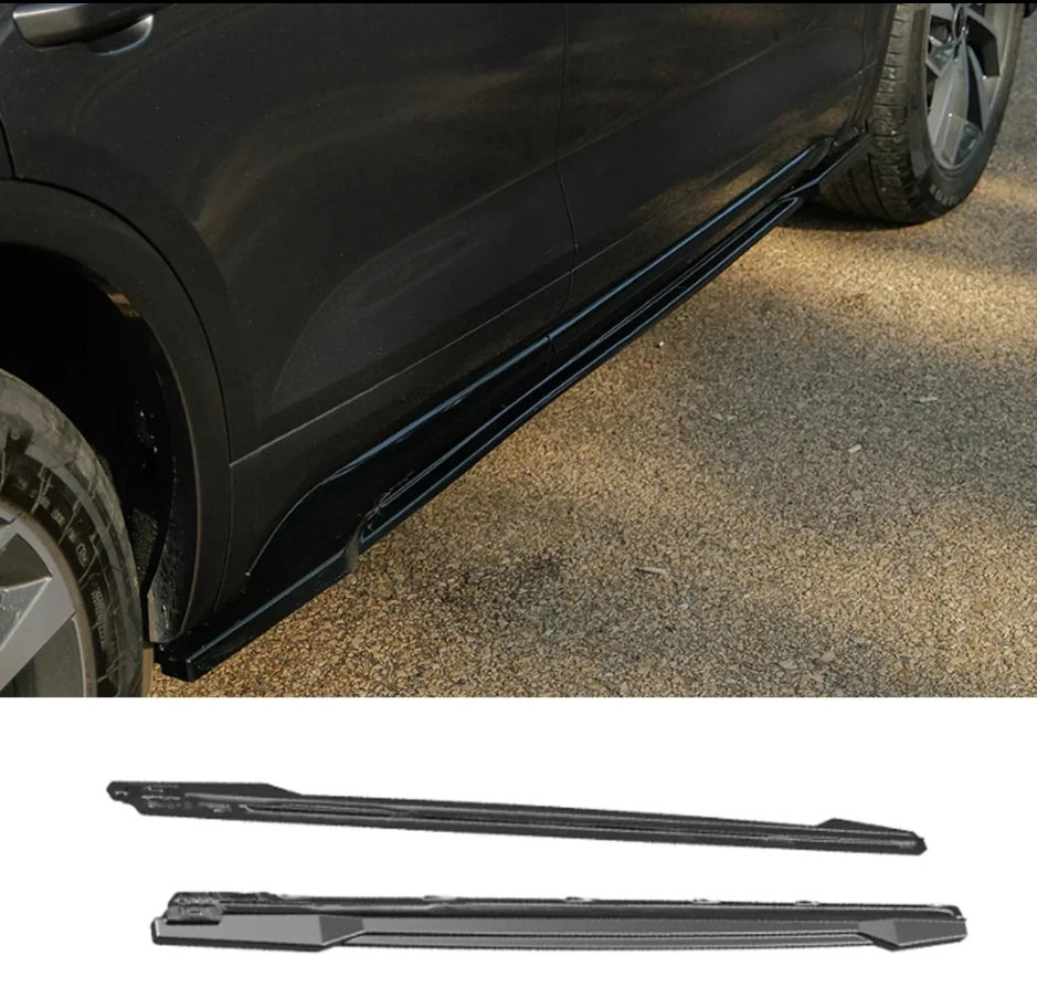 AUDI SQ5 / Q5 S-LINE MK2 FACELIFT 2020-2024 SIDE SKIRTS IN GLOSS BLACK