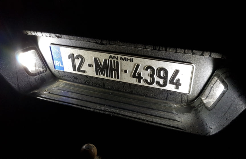 Ford Ranger LED Number Plate Units